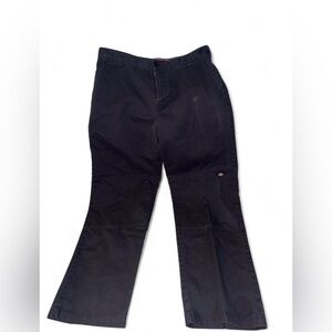 Mens Dickies Straight Leg Black Work Pants No Size Tag Measurements Shown